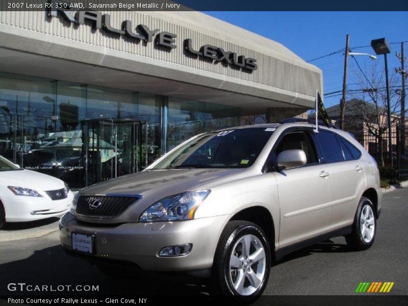Savannah Beige Metallic / Ivory 2007 Lexus RX 350 AWD