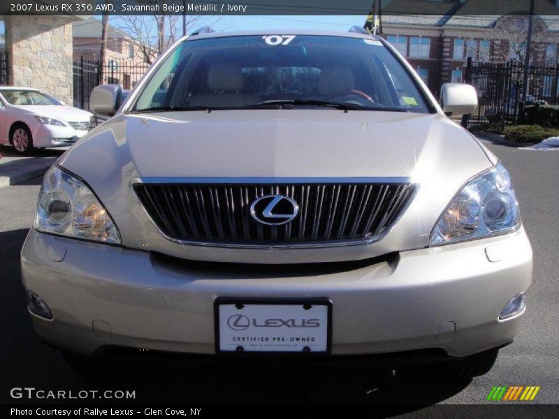 Savannah Beige Metallic / Ivory 2007 Lexus RX 350 AWD