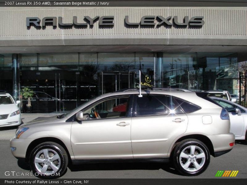 Savannah Beige Metallic / Ivory 2007 Lexus RX 350 AWD