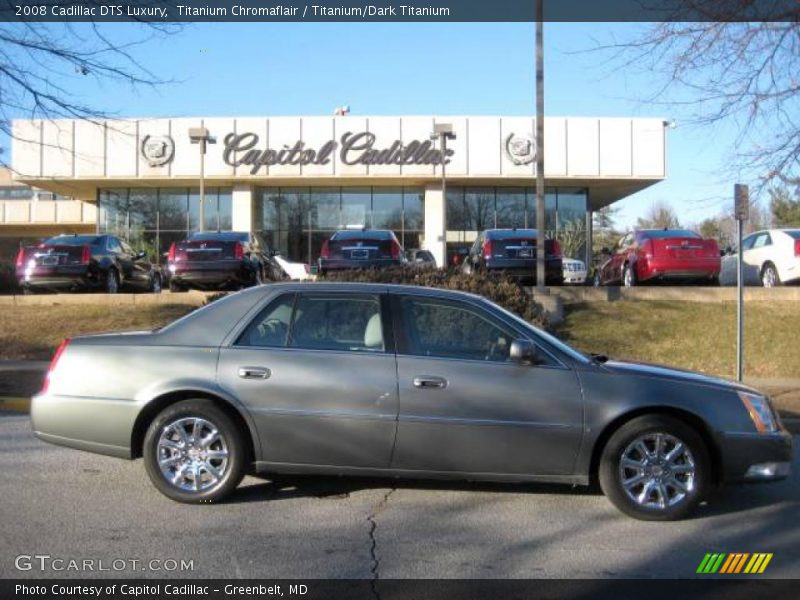 Titanium Chromaflair / Titanium/Dark Titanium 2008 Cadillac DTS Luxury
