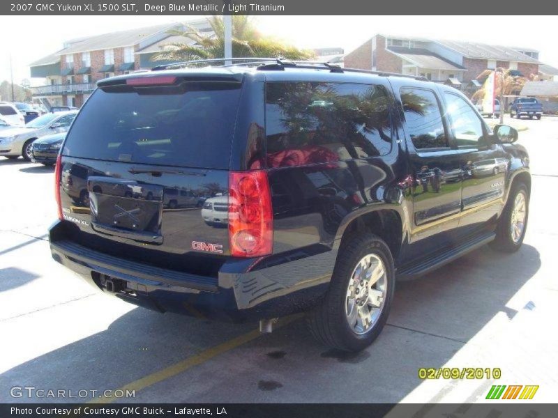 Deep Blue Metallic / Light Titanium 2007 GMC Yukon XL 1500 SLT