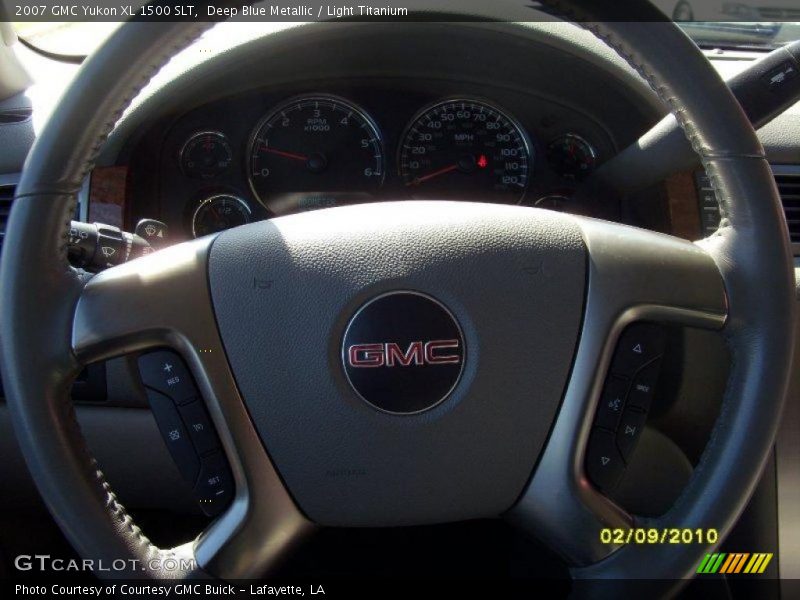 Deep Blue Metallic / Light Titanium 2007 GMC Yukon XL 1500 SLT