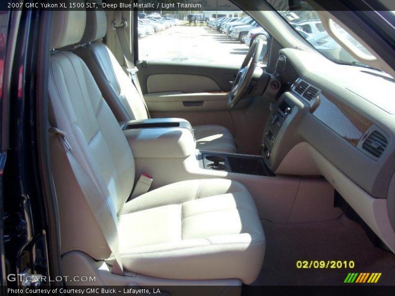 Deep Blue Metallic / Light Titanium 2007 GMC Yukon XL 1500 SLT