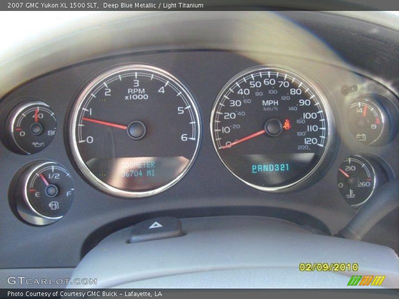 Deep Blue Metallic / Light Titanium 2007 GMC Yukon XL 1500 SLT