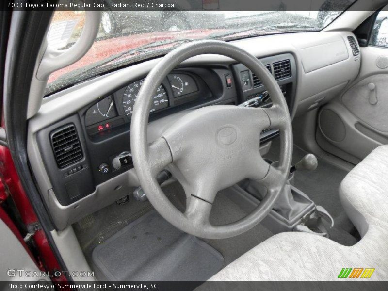 Radiant Red / Charcoal 2003 Toyota Tacoma Regular Cab
