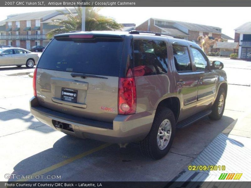 Antique Bronze Metallic / Cocoa/Light Cashmere 2007 GMC Yukon SLT