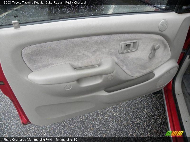 Radiant Red / Charcoal 2003 Toyota Tacoma Regular Cab