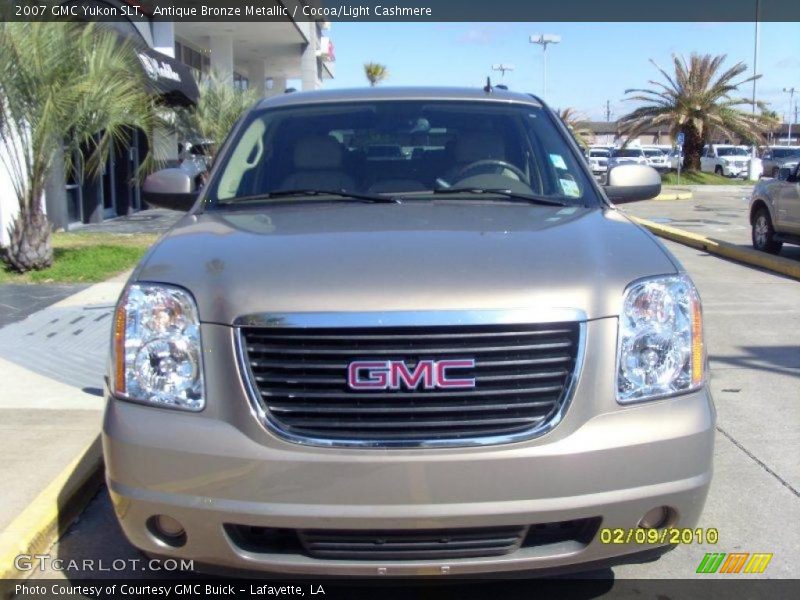 Antique Bronze Metallic / Cocoa/Light Cashmere 2007 GMC Yukon SLT