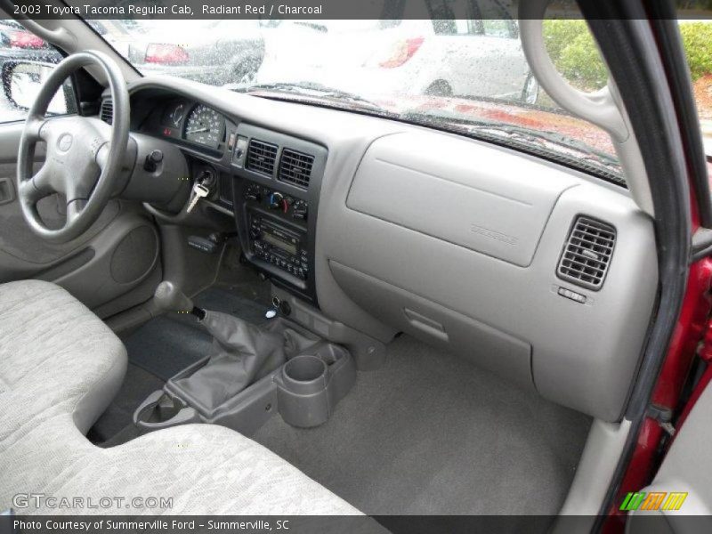 Radiant Red / Charcoal 2003 Toyota Tacoma Regular Cab