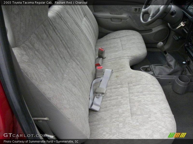 Radiant Red / Charcoal 2003 Toyota Tacoma Regular Cab