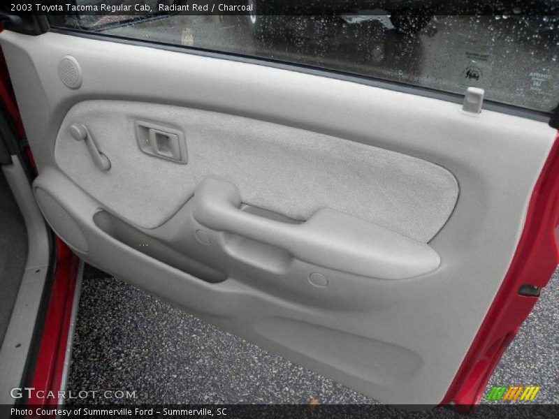 Radiant Red / Charcoal 2003 Toyota Tacoma Regular Cab