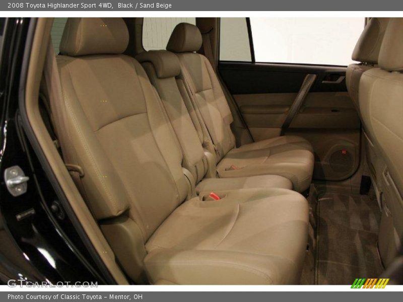 Black / Sand Beige 2008 Toyota Highlander Sport 4WD