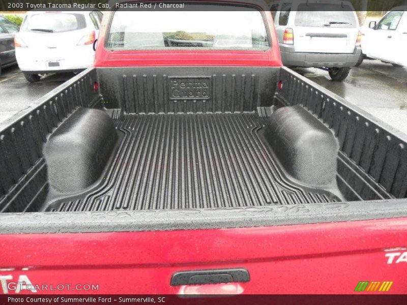 Radiant Red / Charcoal 2003 Toyota Tacoma Regular Cab