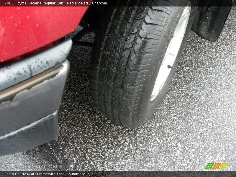 Radiant Red / Charcoal 2003 Toyota Tacoma Regular Cab