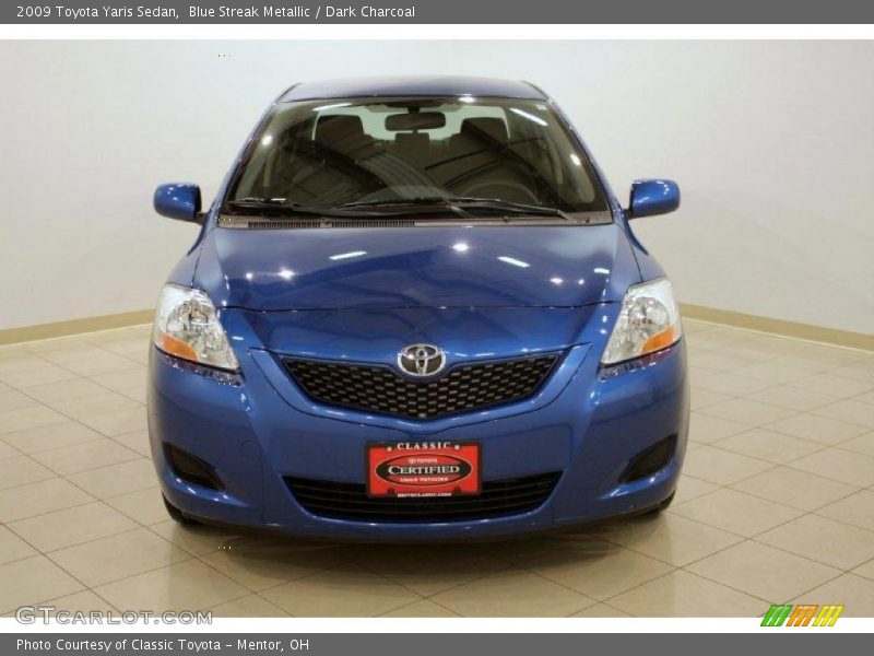 Blue Streak Metallic / Dark Charcoal 2009 Toyota Yaris Sedan
