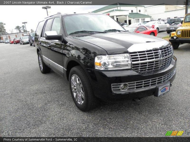 Black / Charcoal/Caramel 2007 Lincoln Navigator Ultimate 4x4