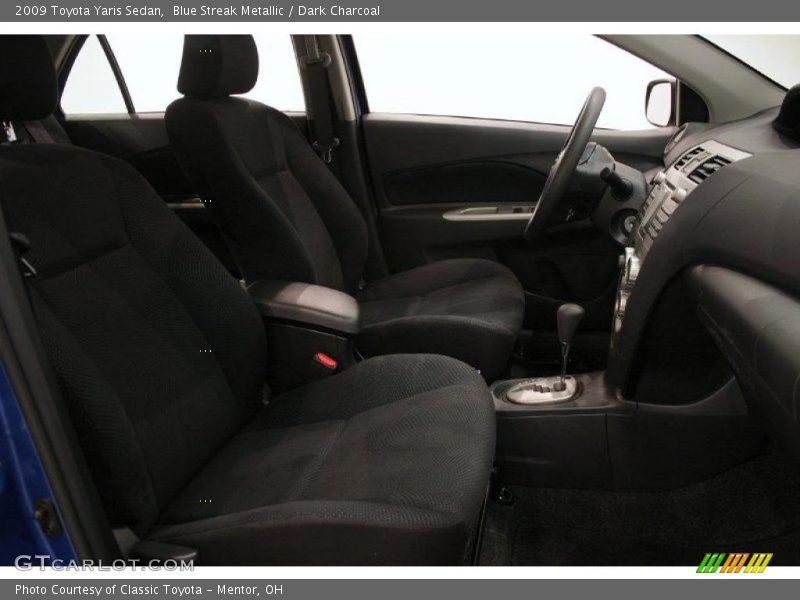 Blue Streak Metallic / Dark Charcoal 2009 Toyota Yaris Sedan