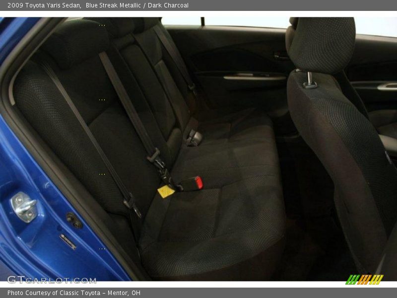 Blue Streak Metallic / Dark Charcoal 2009 Toyota Yaris Sedan