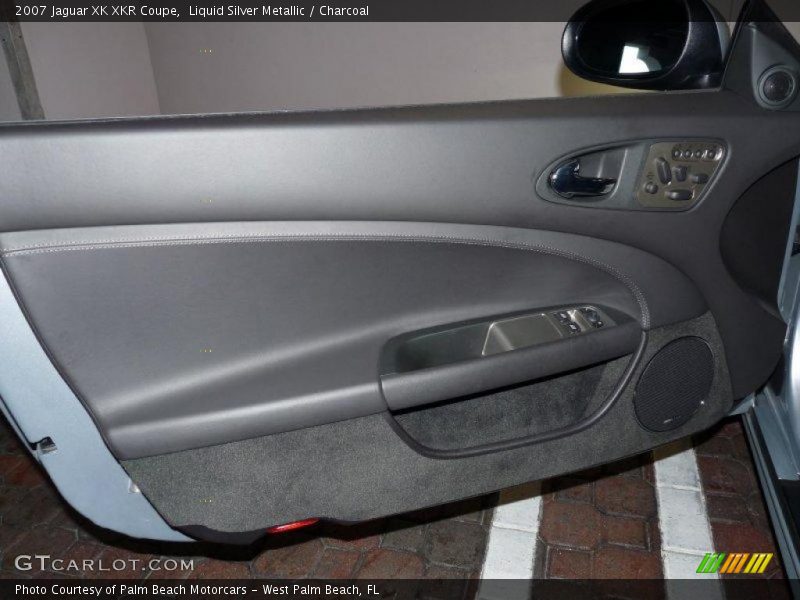 Liquid Silver Metallic / Charcoal 2007 Jaguar XK XKR Coupe