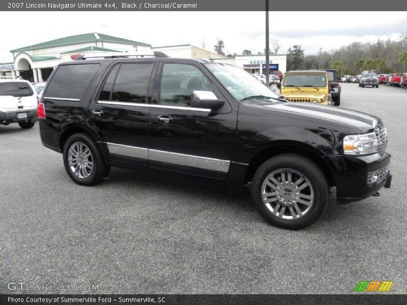 Black / Charcoal/Caramel 2007 Lincoln Navigator Ultimate 4x4
