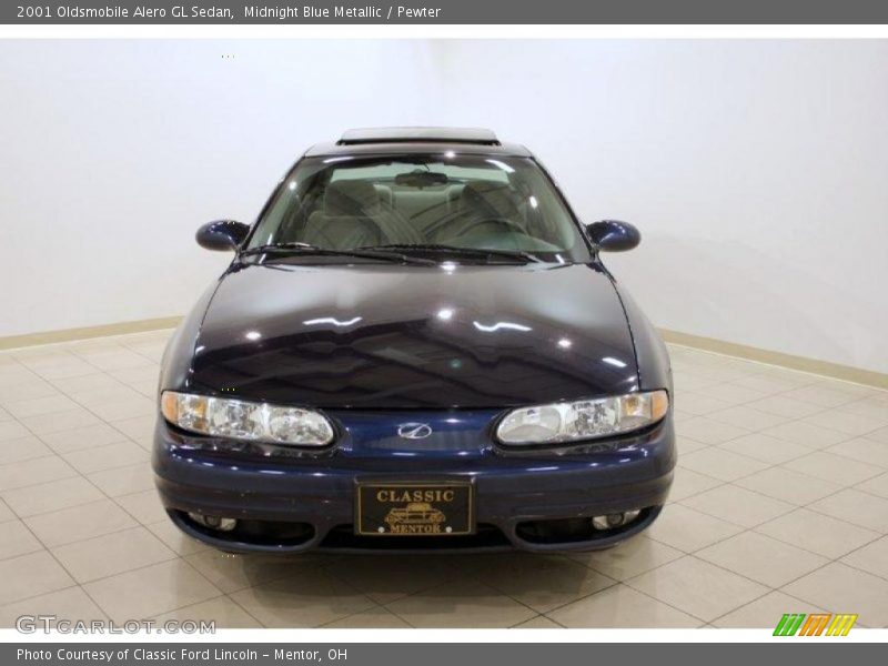 Midnight Blue Metallic / Pewter 2001 Oldsmobile Alero GL Sedan