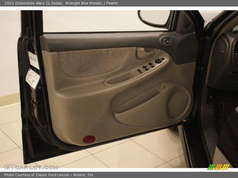 Midnight Blue Metallic / Pewter 2001 Oldsmobile Alero GL Sedan