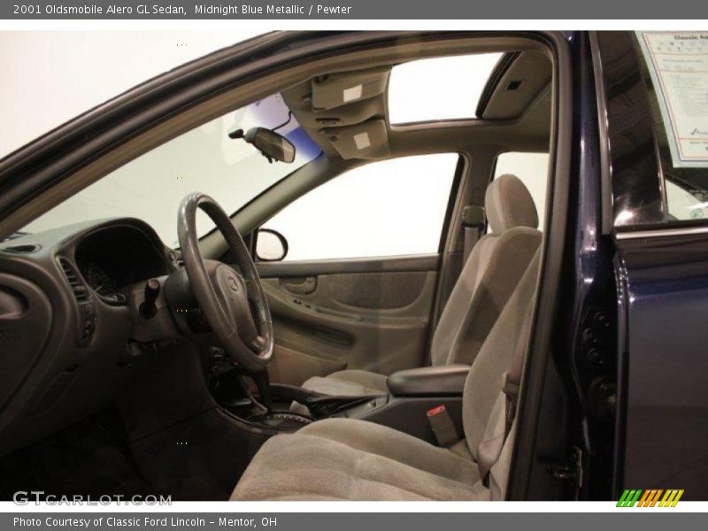 Midnight Blue Metallic / Pewter 2001 Oldsmobile Alero GL Sedan