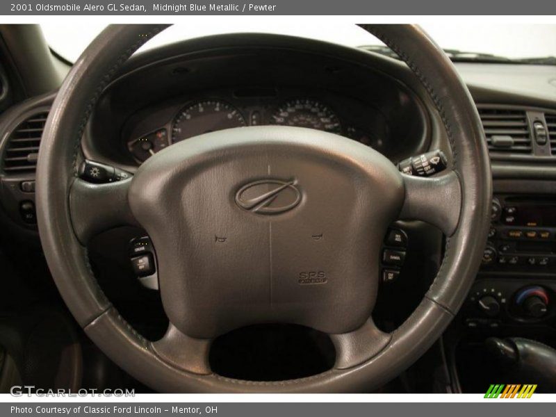 Midnight Blue Metallic / Pewter 2001 Oldsmobile Alero GL Sedan