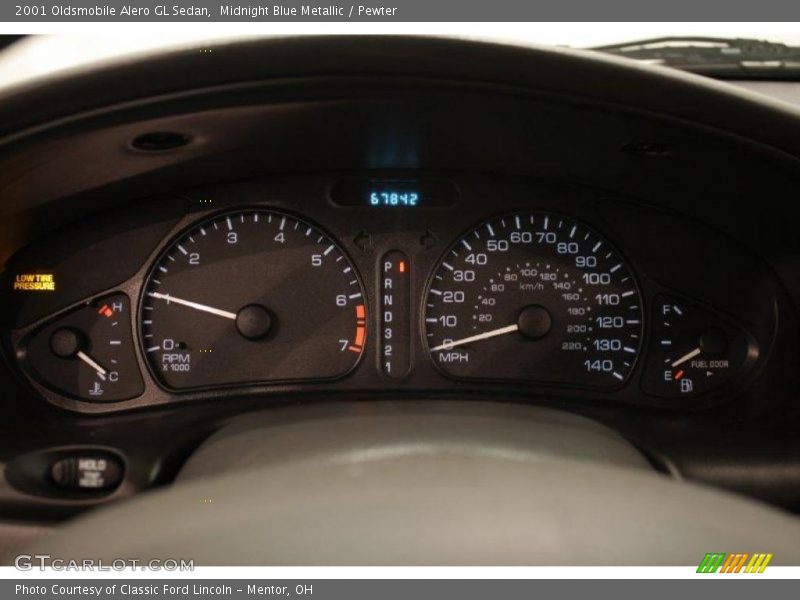Midnight Blue Metallic / Pewter 2001 Oldsmobile Alero GL Sedan