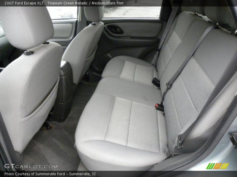 Titanium Green Metallic / Medium/Dark Flint 2007 Ford Escape XLT