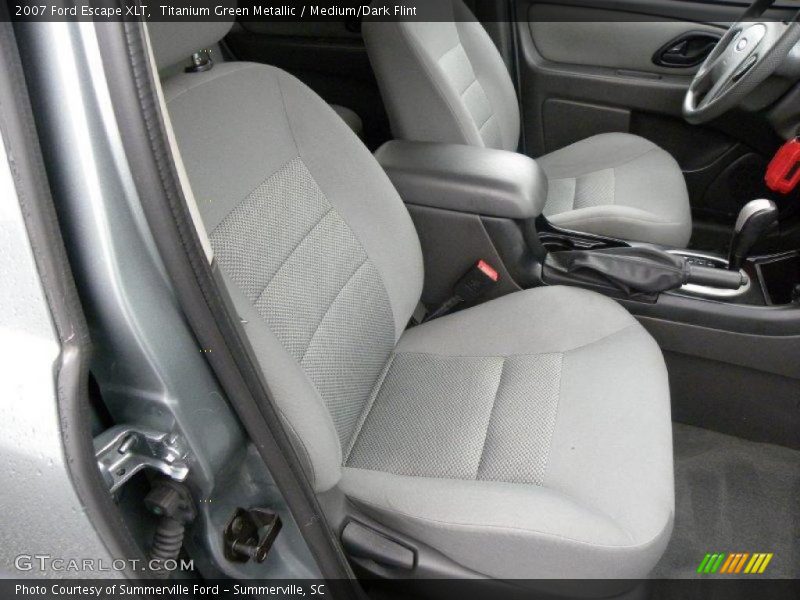 Titanium Green Metallic / Medium/Dark Flint 2007 Ford Escape XLT