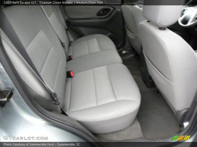 Titanium Green Metallic / Medium/Dark Flint 2007 Ford Escape XLT