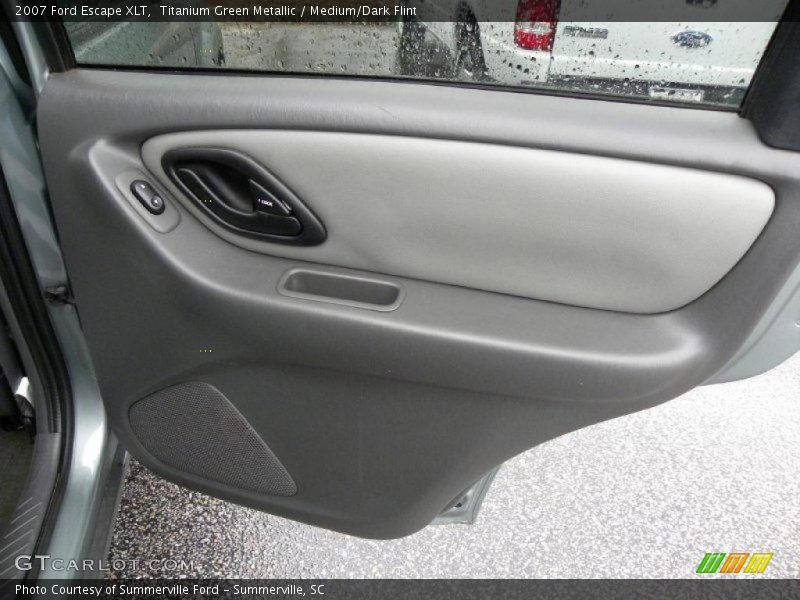 Titanium Green Metallic / Medium/Dark Flint 2007 Ford Escape XLT