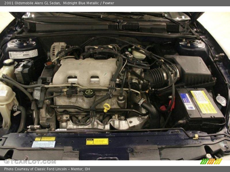 Midnight Blue Metallic / Pewter 2001 Oldsmobile Alero GL Sedan