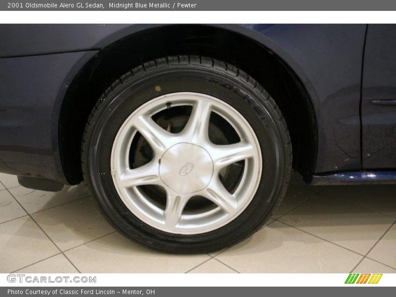 Midnight Blue Metallic / Pewter 2001 Oldsmobile Alero GL Sedan