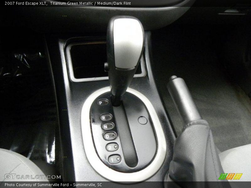 Titanium Green Metallic / Medium/Dark Flint 2007 Ford Escape XLT