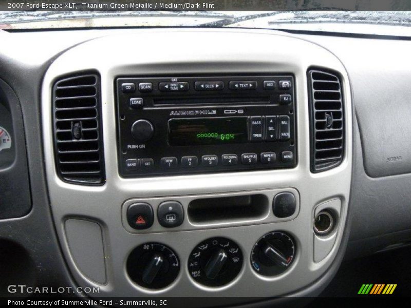 Titanium Green Metallic / Medium/Dark Flint 2007 Ford Escape XLT