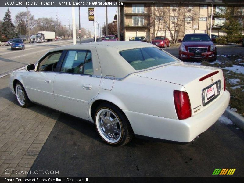 White Diamond / Neutral Shale Beige 2003 Cadillac DeVille Sedan