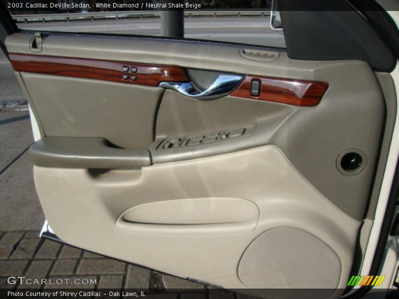 White Diamond / Neutral Shale Beige 2003 Cadillac DeVille Sedan
