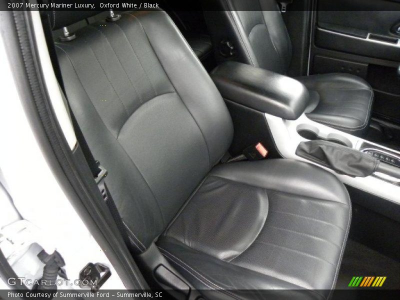 Oxford White / Black 2007 Mercury Mariner Luxury