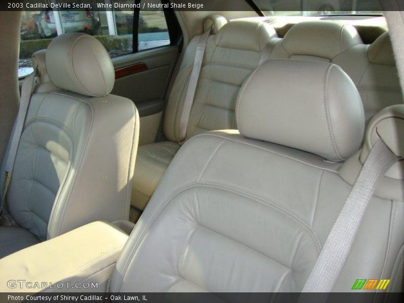 White Diamond / Neutral Shale Beige 2003 Cadillac DeVille Sedan