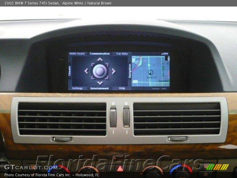 Alpine White / Natural Brown 2002 BMW 7 Series 745i Sedan
