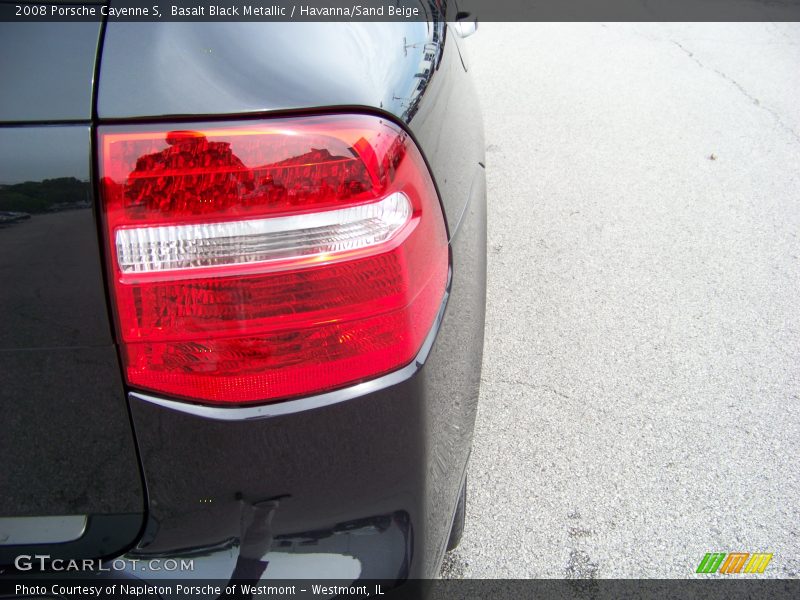 Basalt Black Metallic / Havanna/Sand Beige 2008 Porsche Cayenne S