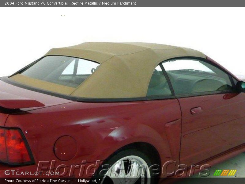 Redfire Metallic / Medium Parchment 2004 Ford Mustang V6 Convertible