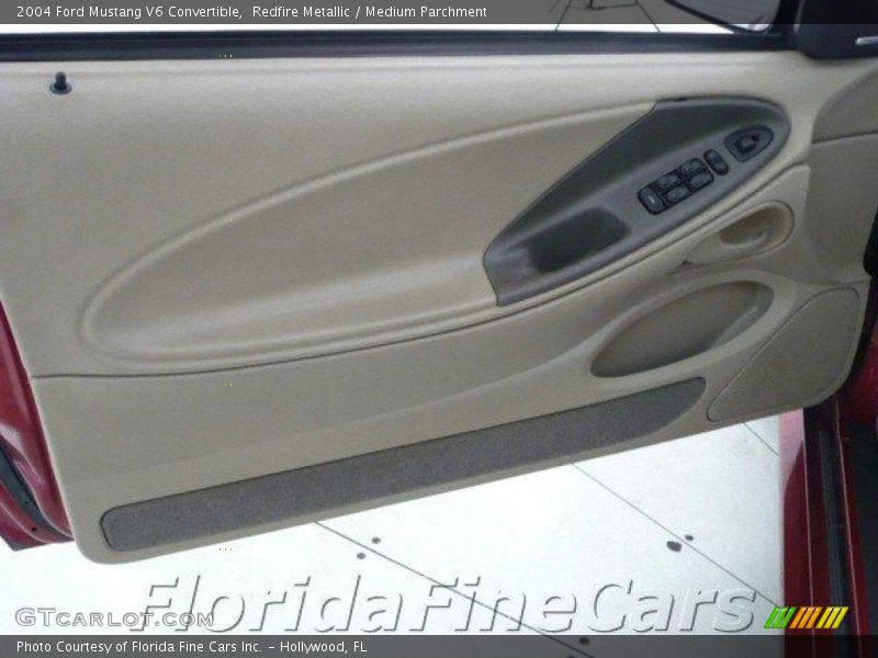 Redfire Metallic / Medium Parchment 2004 Ford Mustang V6 Convertible