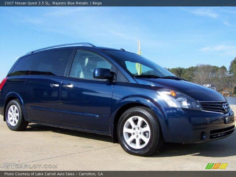 Majestic Blue Metallic / Beige 2007 Nissan Quest 3.5 SL