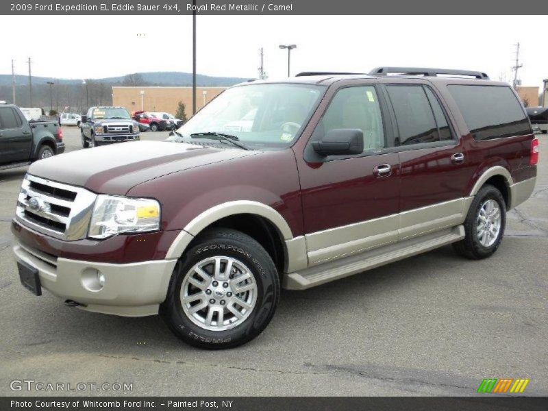 Royal Red Metallic / Camel 2009 Ford Expedition EL Eddie Bauer 4x4