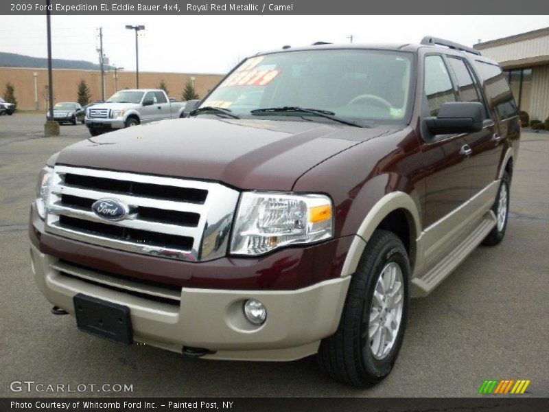 Royal Red Metallic / Camel 2009 Ford Expedition EL Eddie Bauer 4x4