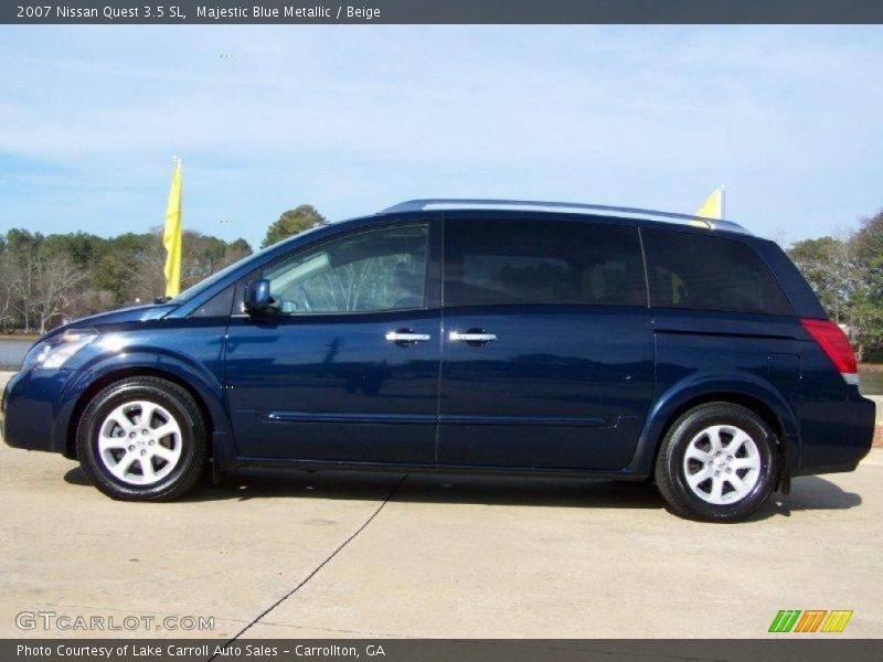 Majestic Blue Metallic / Beige 2007 Nissan Quest 3.5 SL