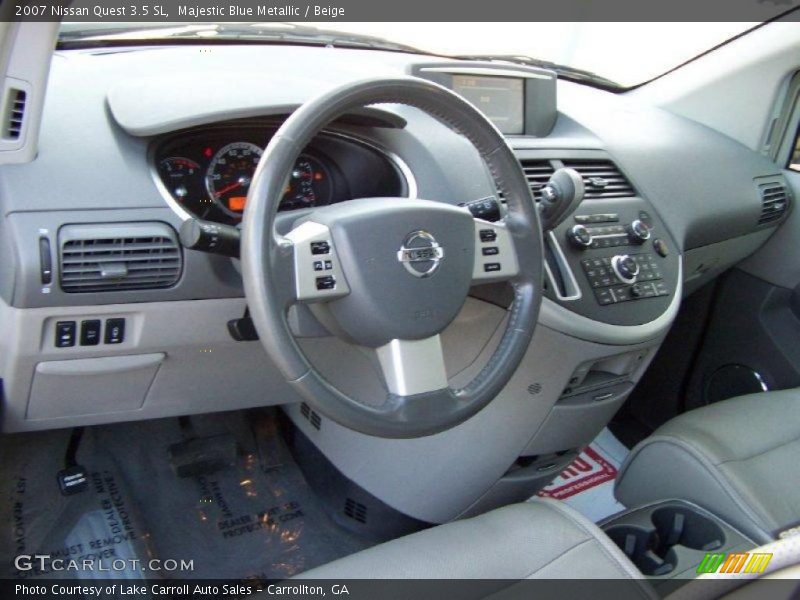 Majestic Blue Metallic / Beige 2007 Nissan Quest 3.5 SL